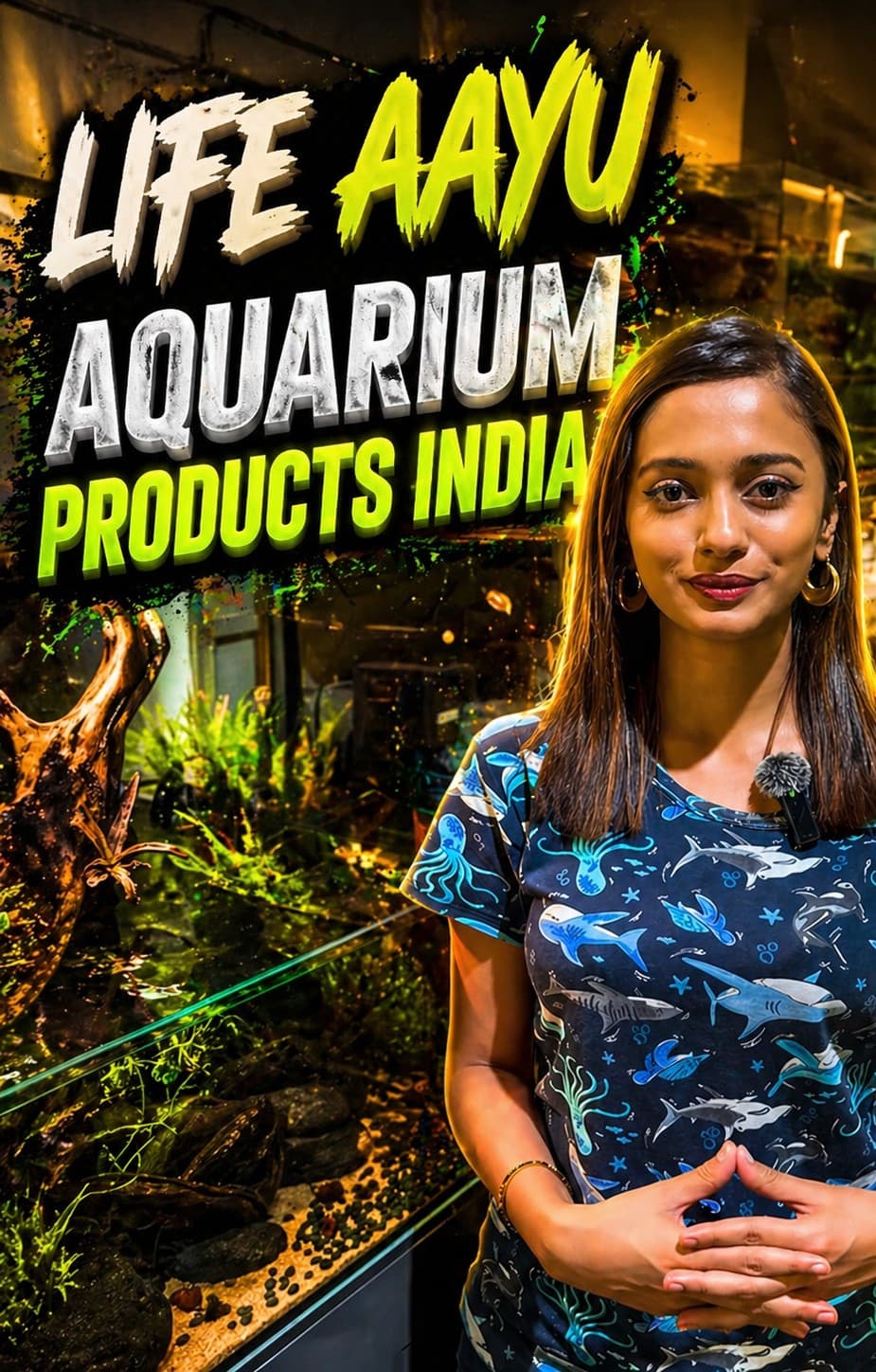 Live fish and shrimp reel — Dhara Nature Aquarium