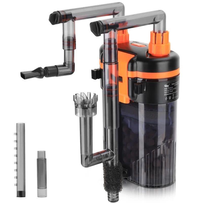 HYGGER HG108-5W Hang-On-Back Canister Aquarium Filter