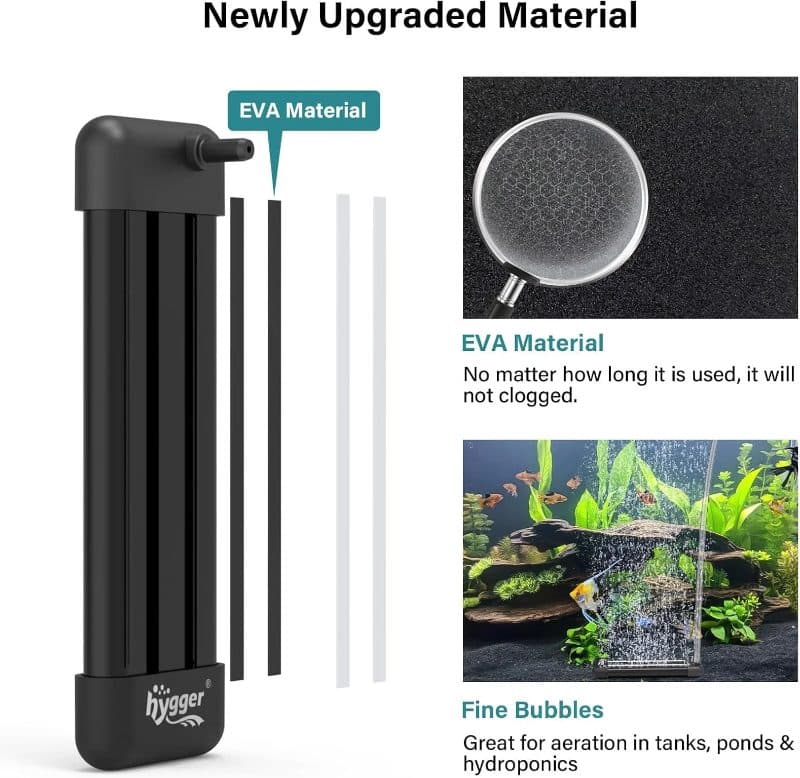 HYGGER HG093-14 Non-Clogging Fish Aquarium Air Stone