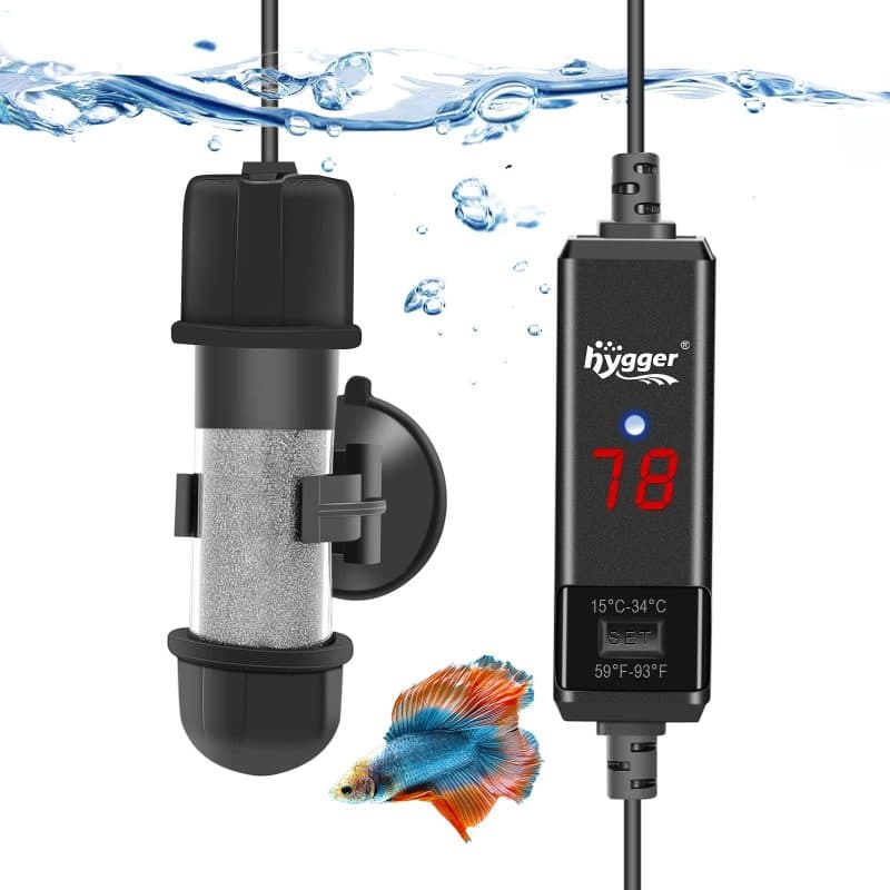 HYGGER HG045-100W Mini Betta Fish Tank Heater