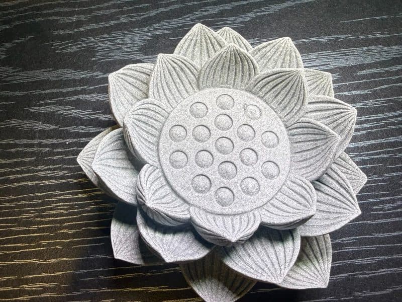 Stone Boat / Lotus Ornament 51